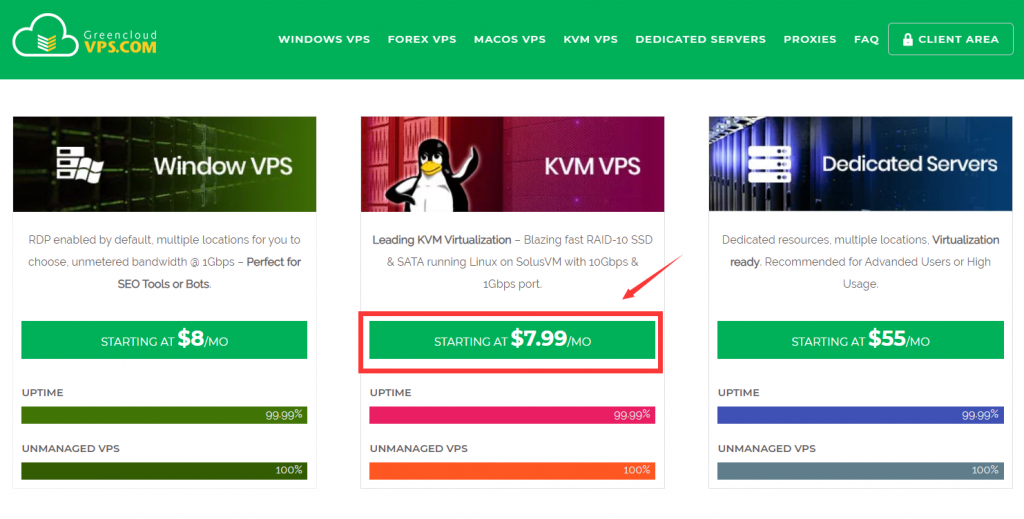 GreenCloud VPS注册购买和使用教程